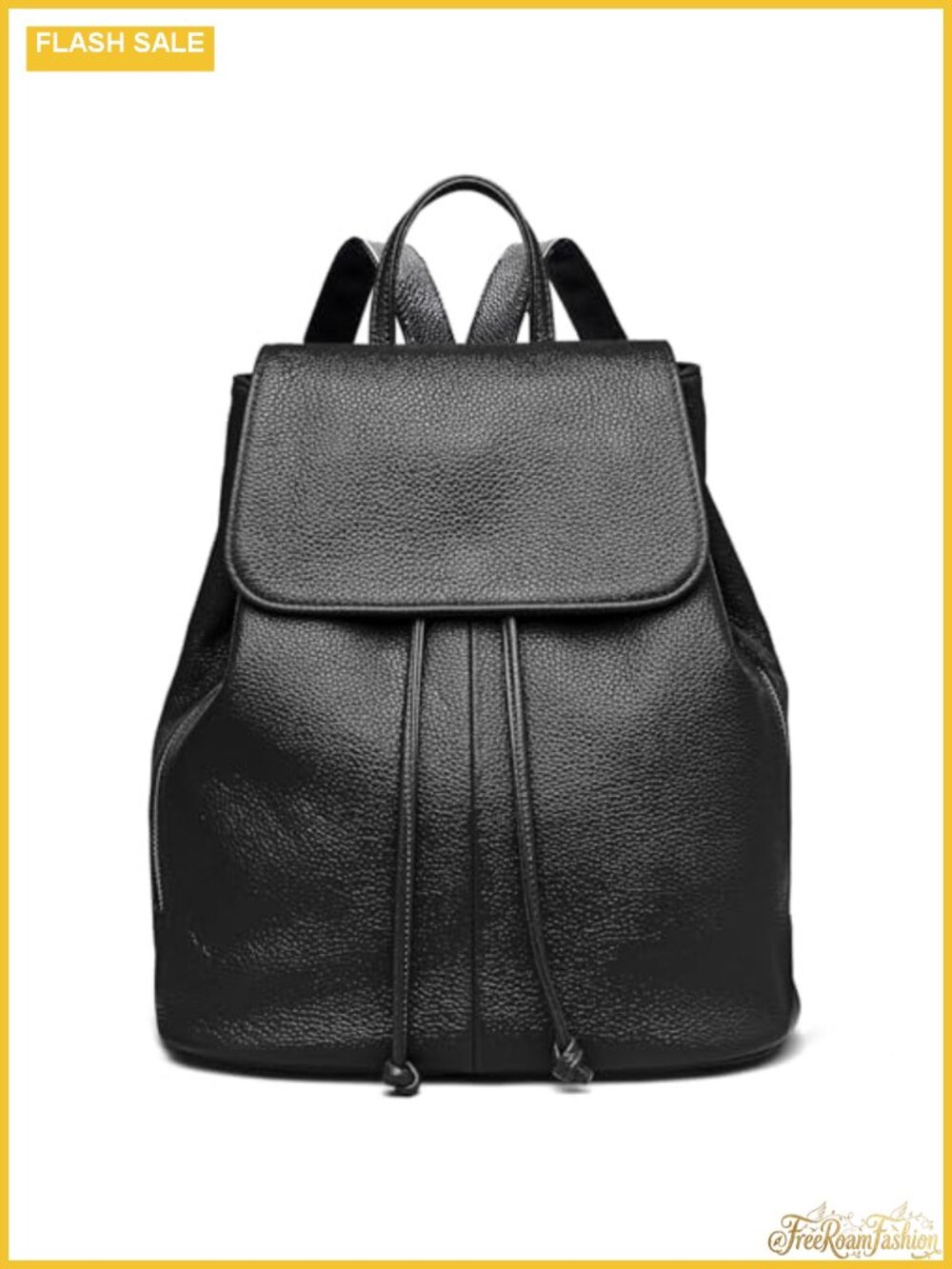 Genuine Leather Backpack Purse for Women Adjustable Straps Travel Work